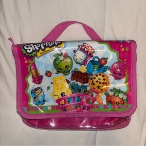 Shopkins Toy Carry Case Tri-Fold Storage Organizer Bag Collapsible Foldable